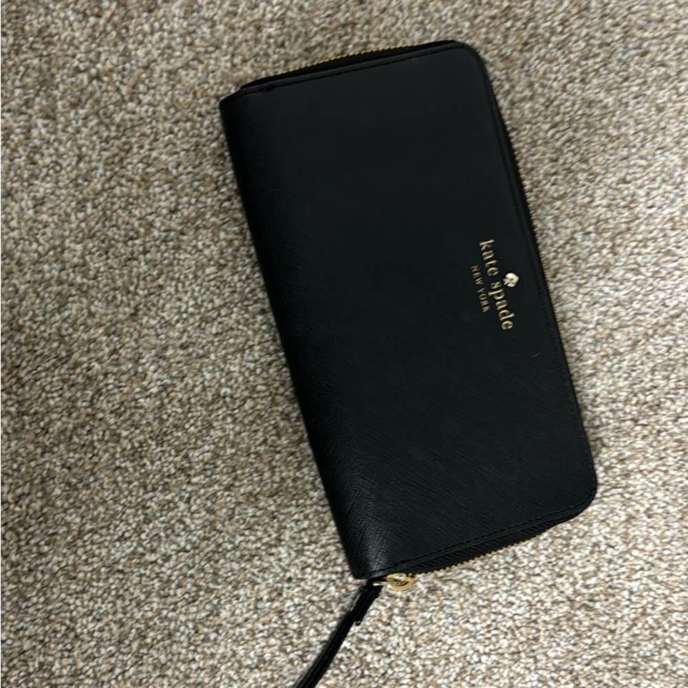 Kate spade wallet purse black great condition